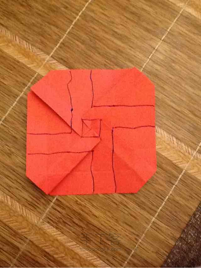折纸 川崎玫瑰 第23步