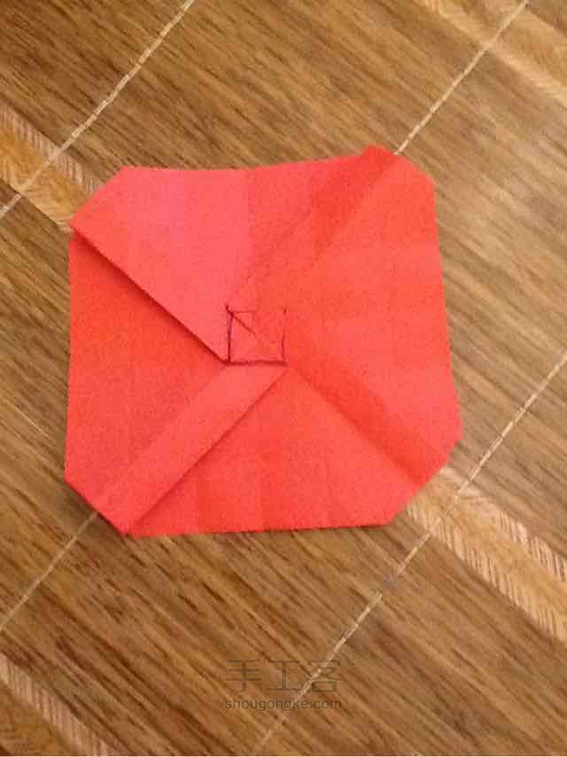 折纸 川崎玫瑰 第22步
