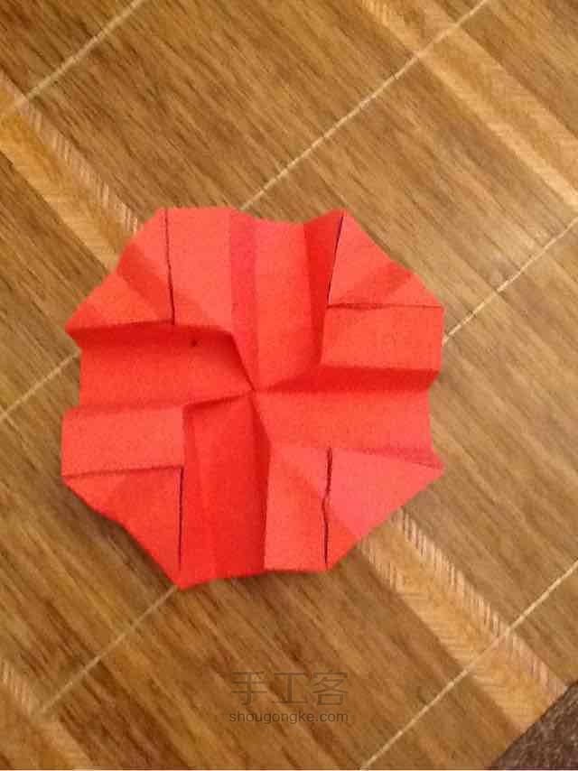 折纸 川崎玫瑰 第26步