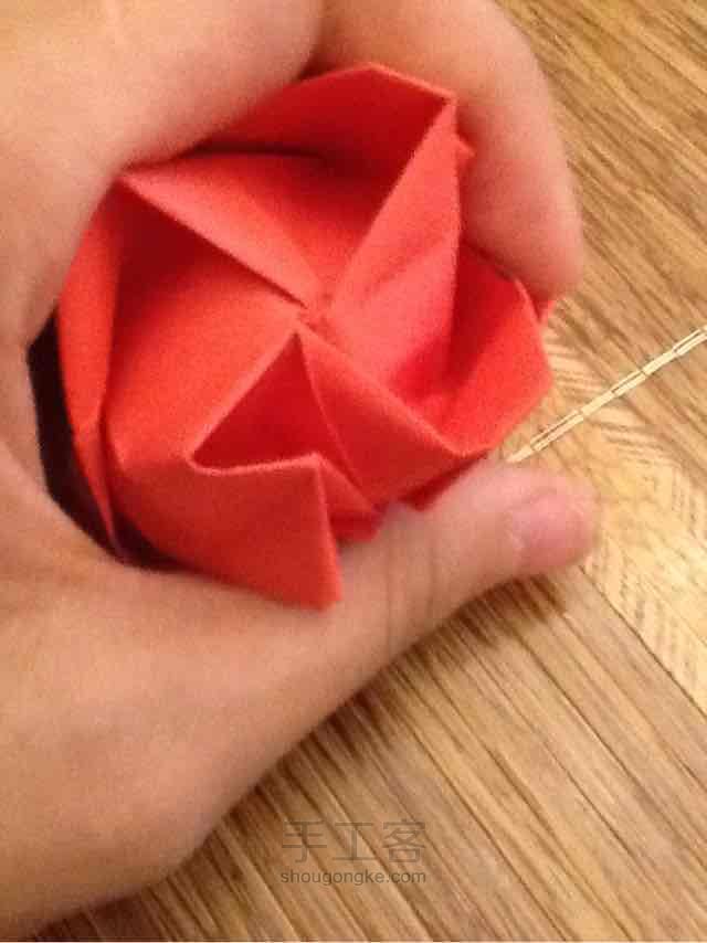 折纸 川崎玫瑰 第33步