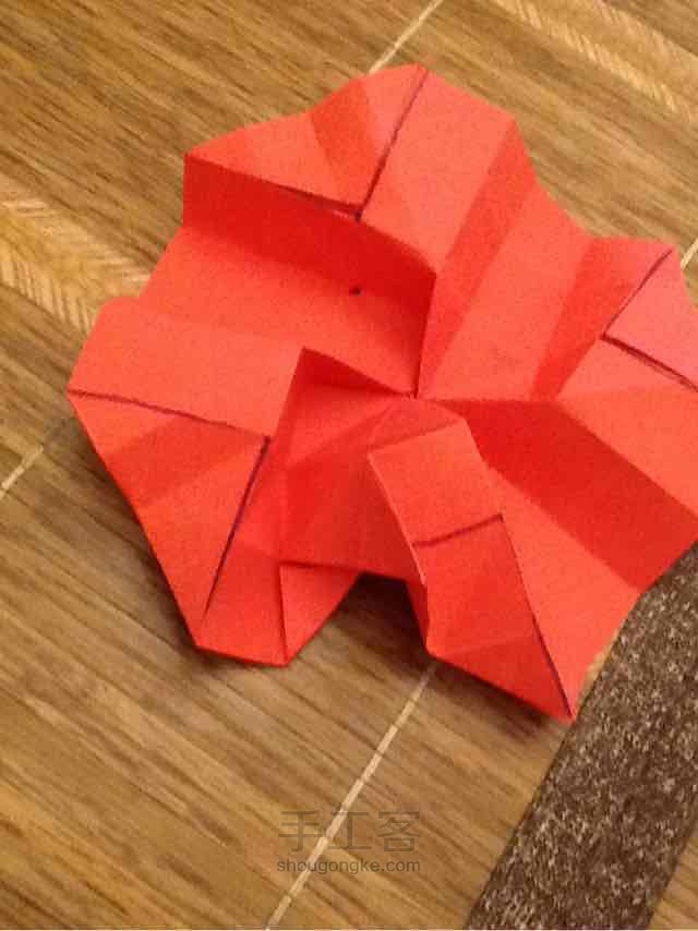 折纸 川崎玫瑰 第31步