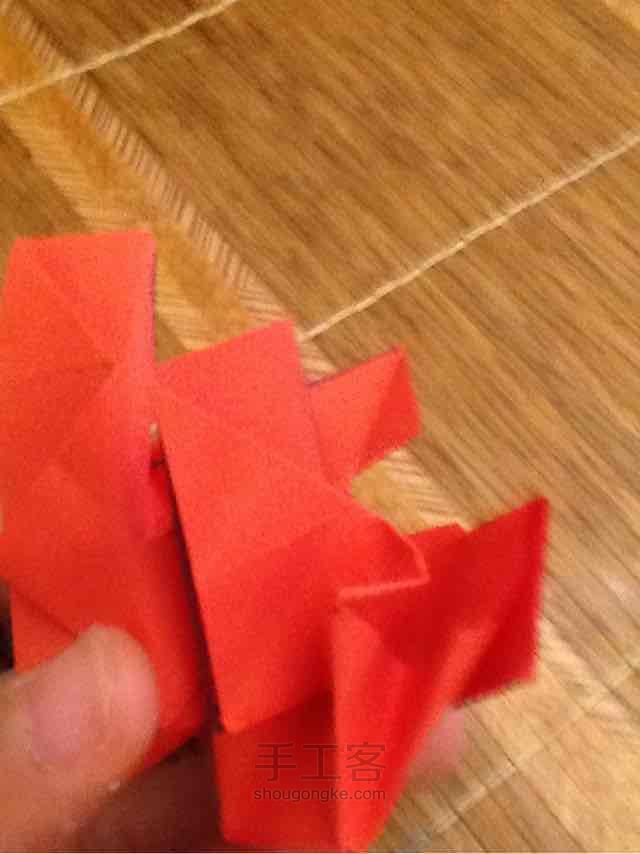 折纸 川崎玫瑰 第35步