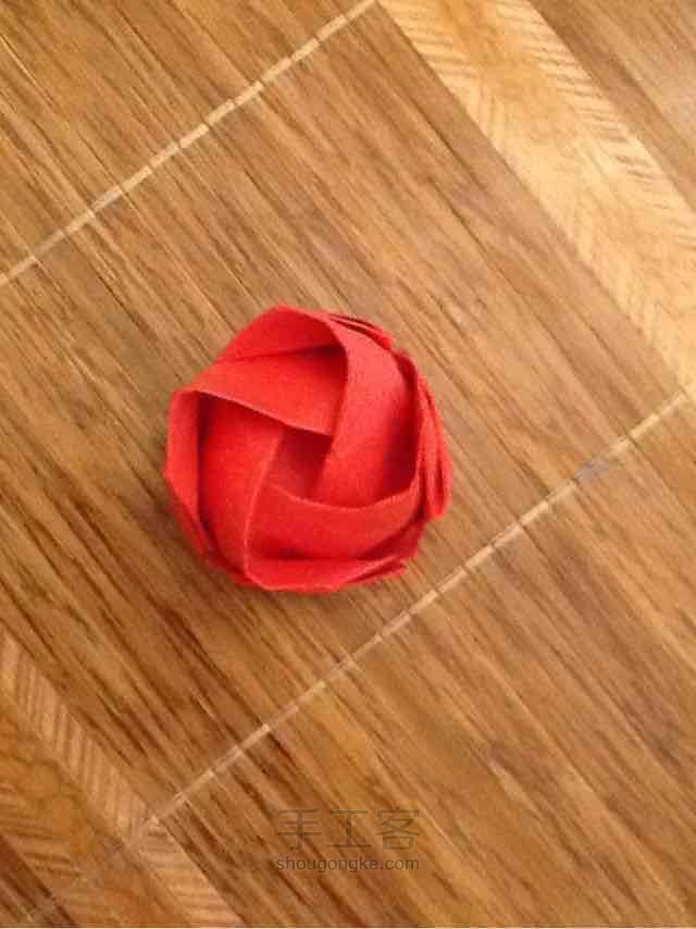 折纸 川崎玫瑰 第41步
