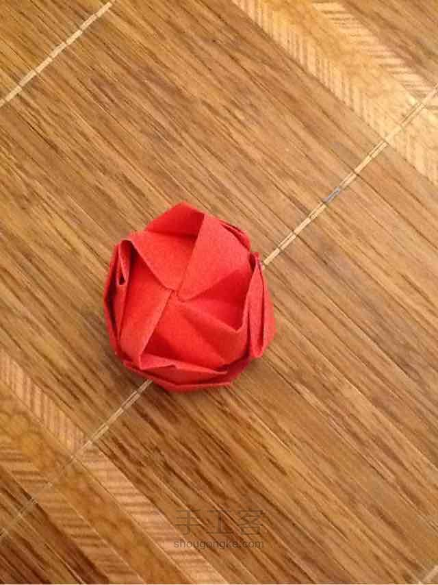 折纸 川崎玫瑰 第40步