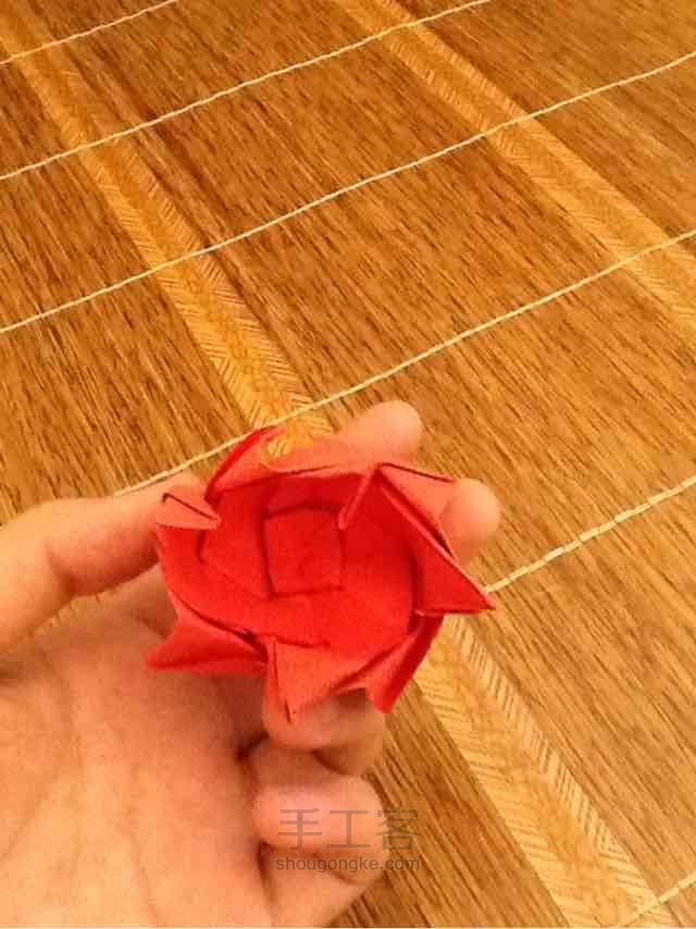 折纸 川崎玫瑰 第37步