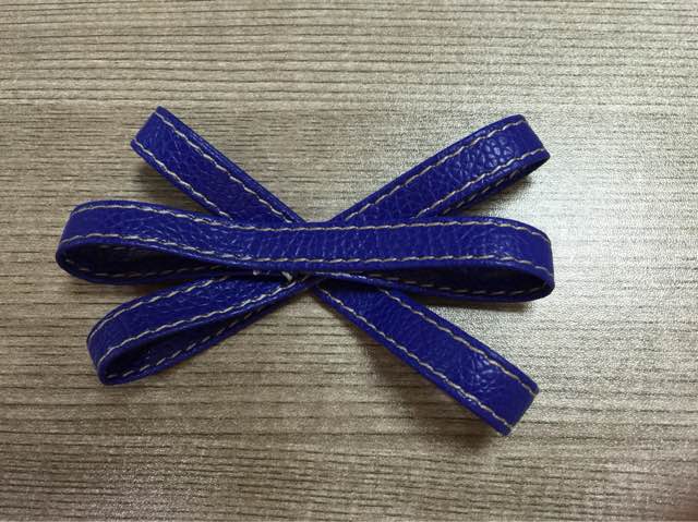 超级百搭的淑女皮质鸭嘴夹 第3步