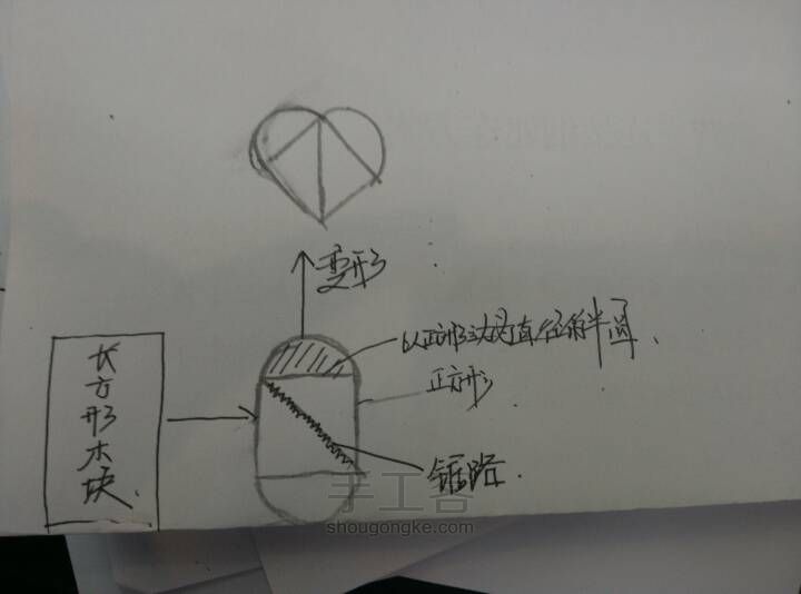 可变形龙凤檀吊坠（水滴扭变为心形） 第1步