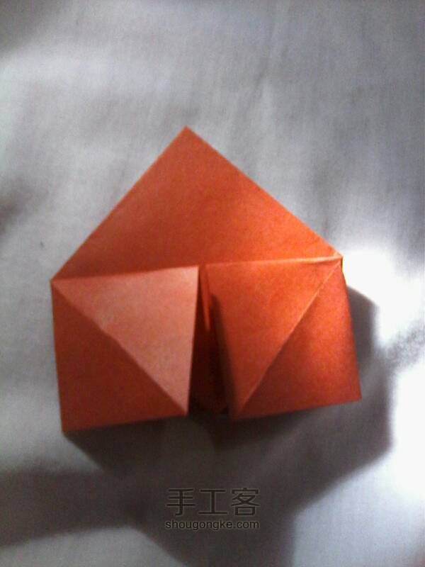 折纸 爱心，做一个给你的心爱的人（详细） 第5步