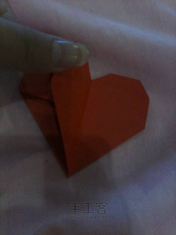 折纸 爱心，做一个给你的心爱的人（详细） 第15步