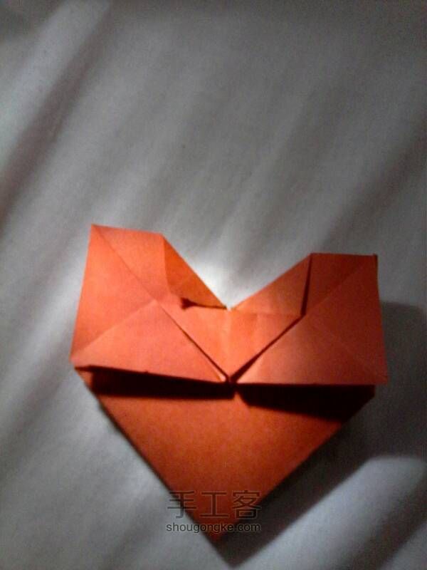 折纸 爱心，做一个给你的心爱的人（详细） 第11步
