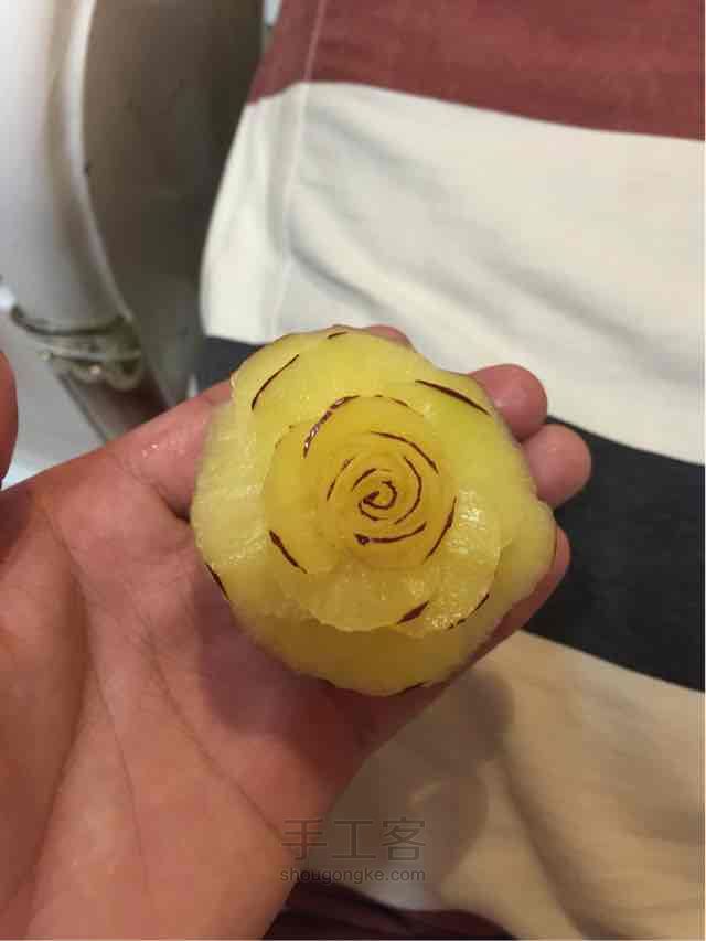水果灰子雕刻～ 第15步