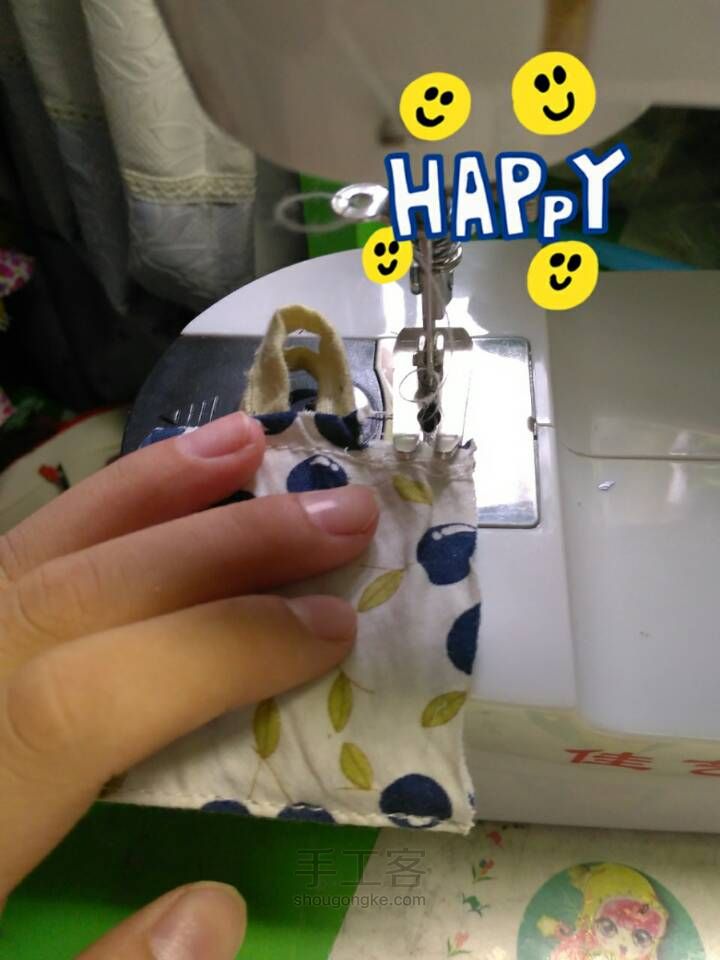 【简以时光】娃娃用小布包 第7步