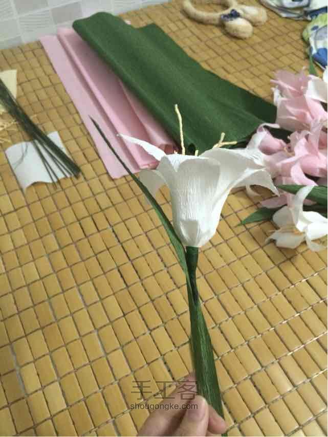 皱纹纸百合花 第55步