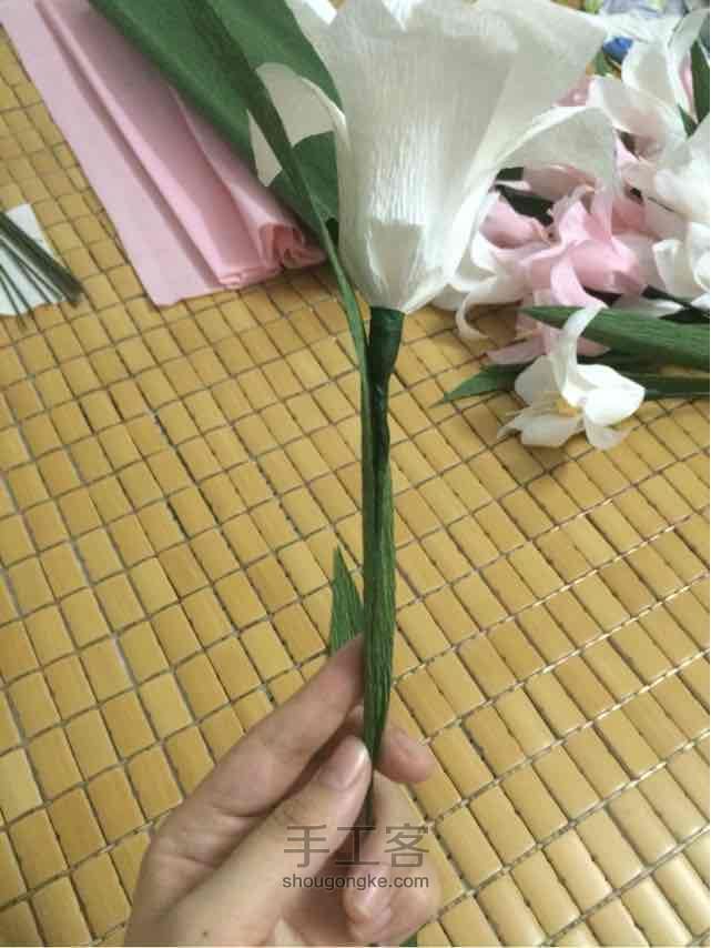 皱纹纸百合花 第56步