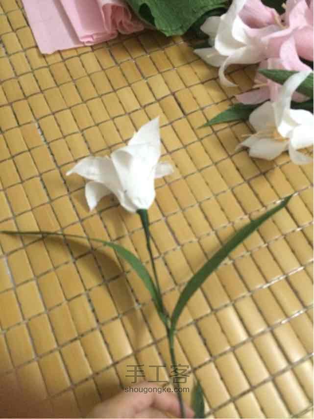 皱纹纸百合花 第58步