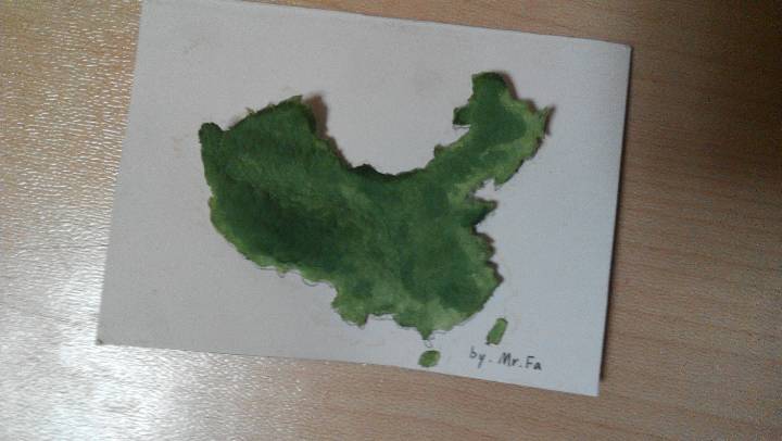 Mr.Fa立体中国地图 第3步
