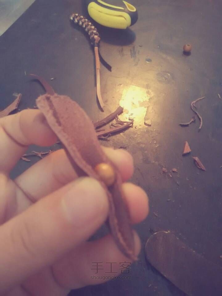 露出来的小豆豆～ 小皮饰2嗷  卡哇伊😆 第3步
