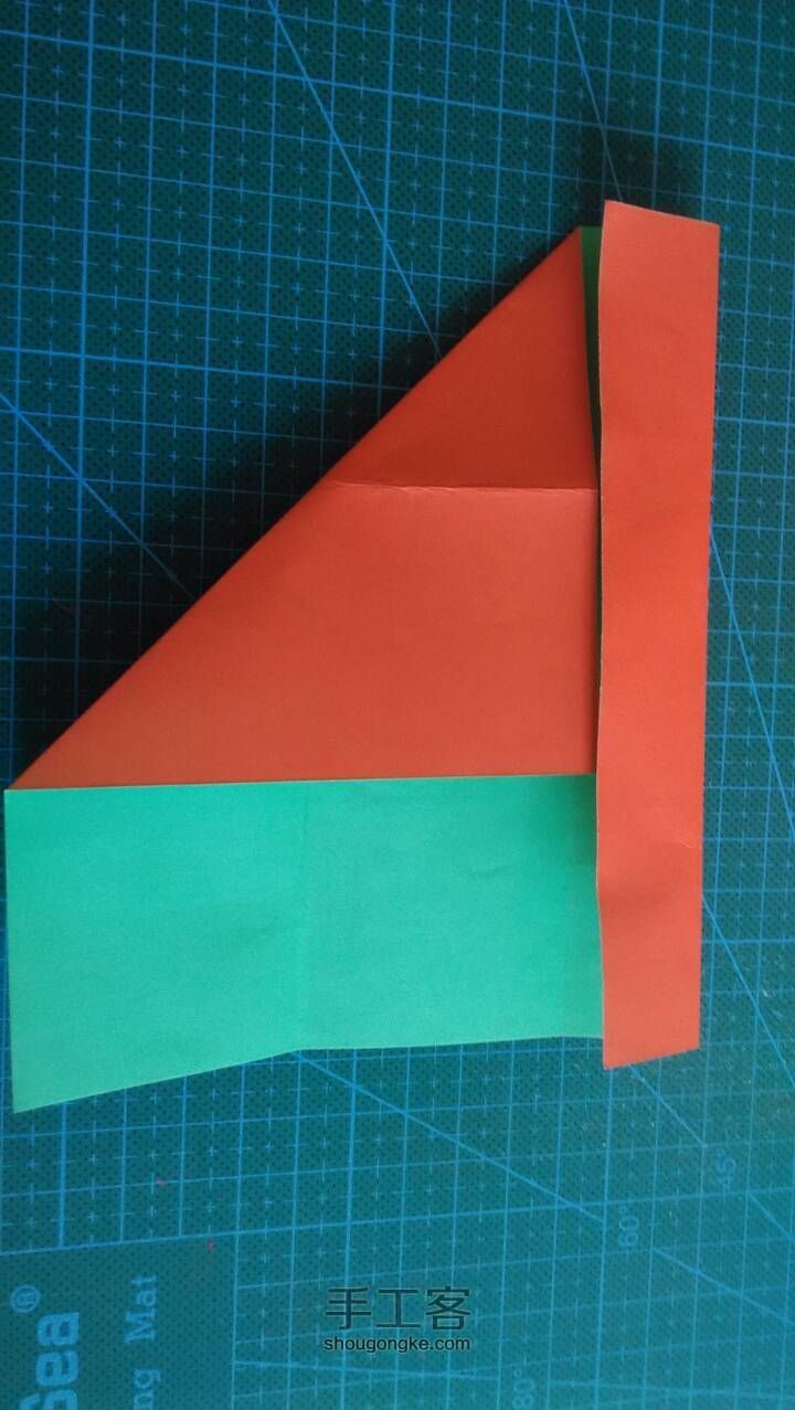 可玩可用的折纸之卡片夹(可放两张卡) 第2步