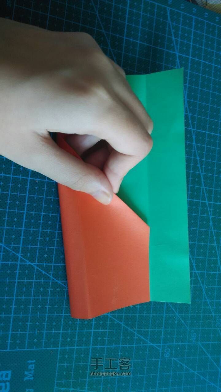 可玩可用的折纸之卡片夹(可放两张卡) 第4步