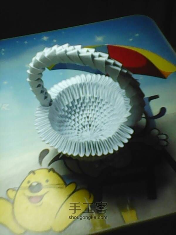 三角折纸-篮子 第23步