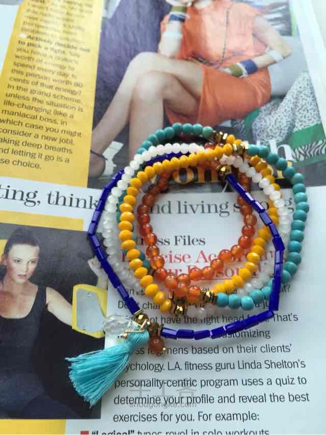 波西米亚风情手链项链两用款DIY教程 第10步