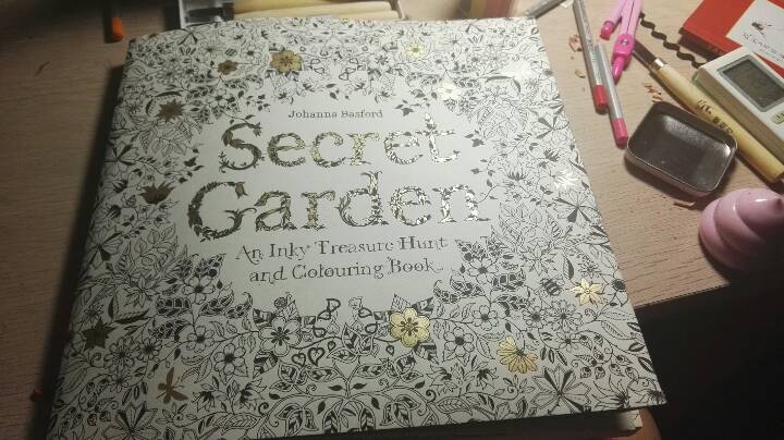 《秘密花园》彩铅上色教程1 金黄向日葵 第1步