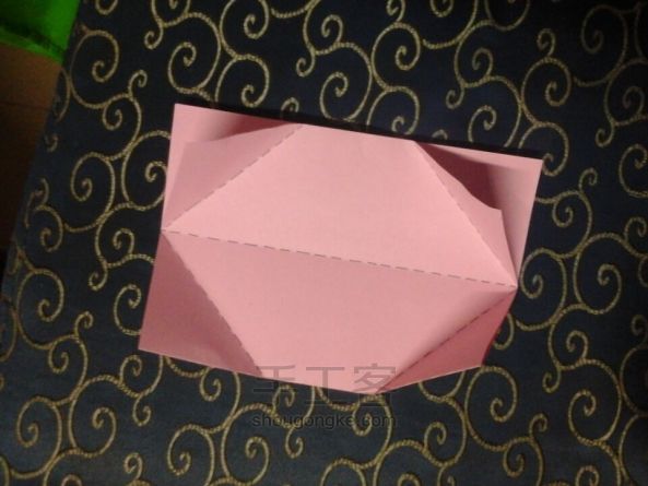 简易纸盒 第3步