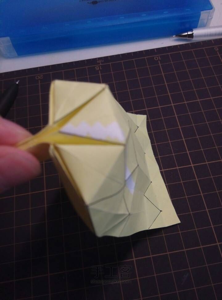 折纸热气球 第23步