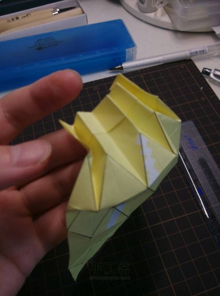 折纸热气球 第22步
