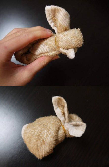 「转」♝毛巾兔子 第7步