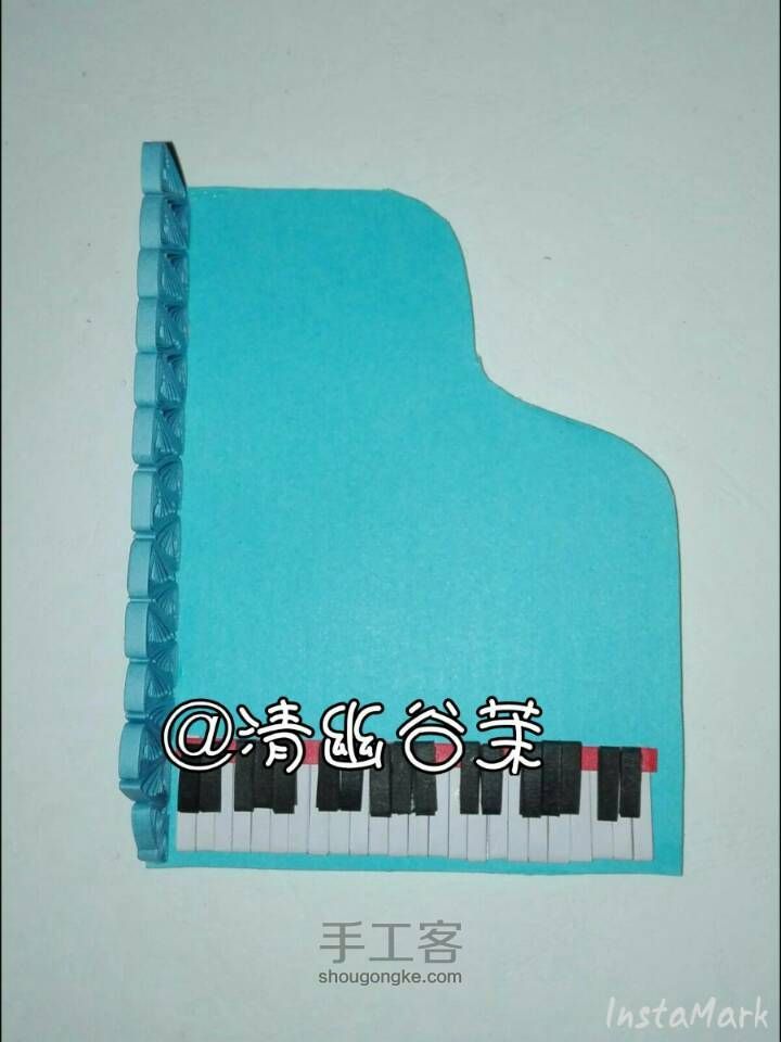【茉茉】衍纸三角钢琴（详细版） 第20步