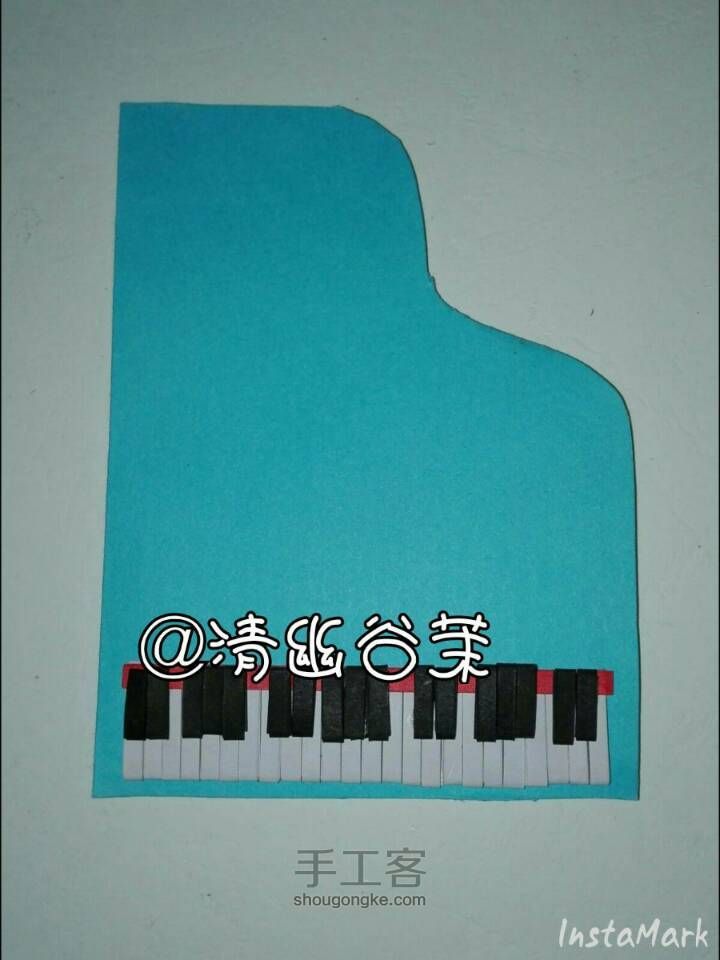 【茉茉】衍纸三角钢琴（详细版） 第19步