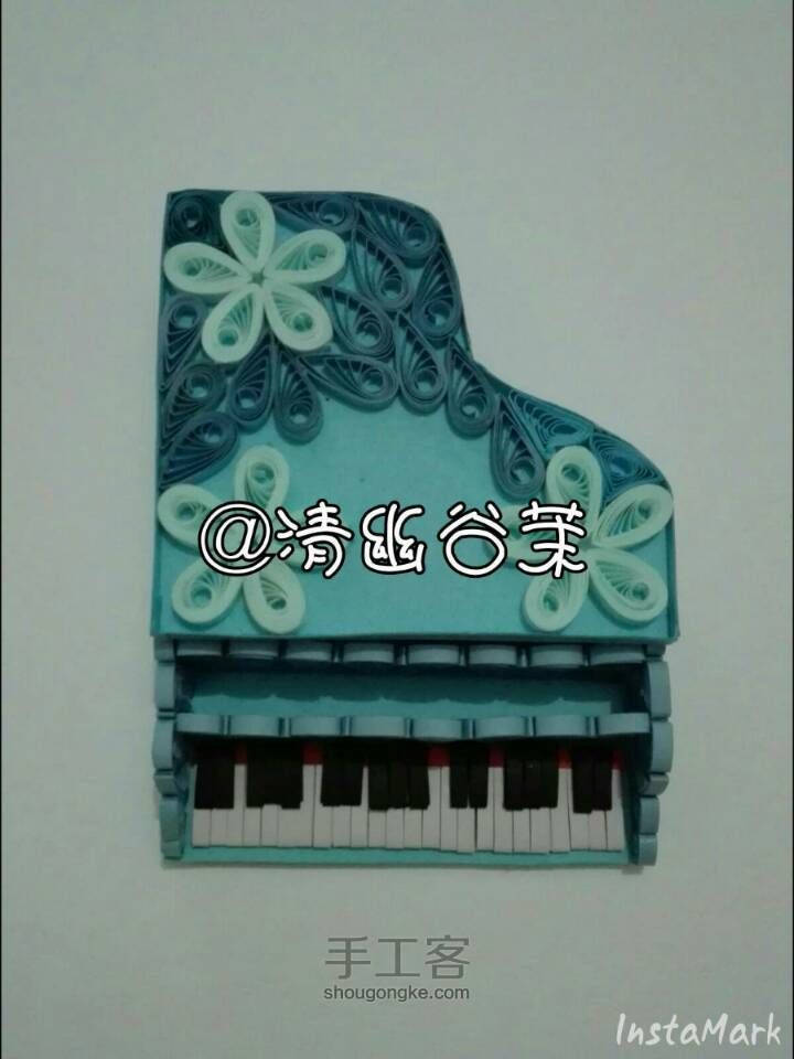 【茉茉】衍纸三角钢琴（详细版） 第32步