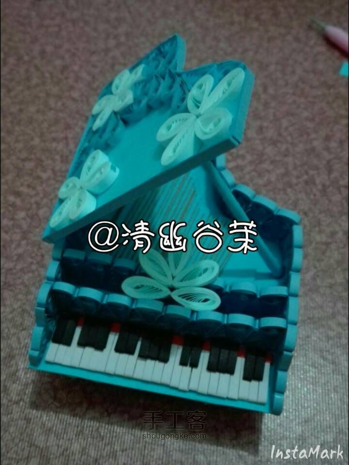 【茉茉】衍纸三角钢琴（详细版） 第40步