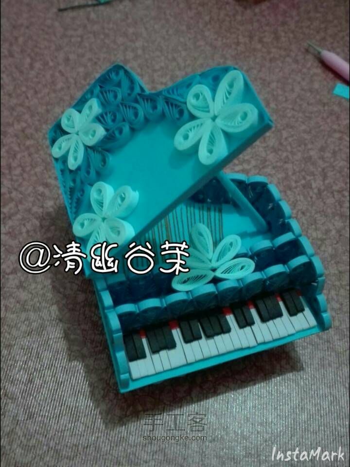 【茉茉】衍纸三角钢琴（详细版） 第39步