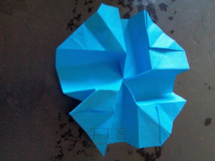 【三叶草】折纸——川崎玫瑰 第27步