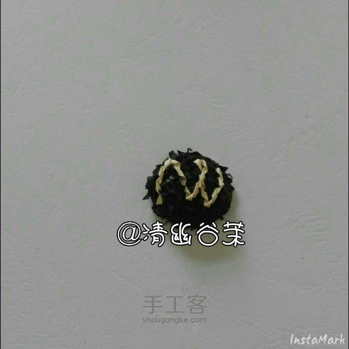 【茉茉】永不融化的巧克力（衍纸） 第20步