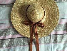 农民种地戴的草帽改造成高端大气上档次、低调奢华有内涵的海滩遮阳帽😅