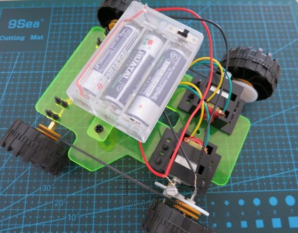 双电机四通遥控车 （千水星  DIY模型材料） 第12步