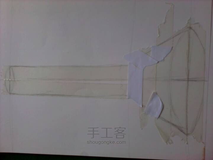 用废纸作画 第4步