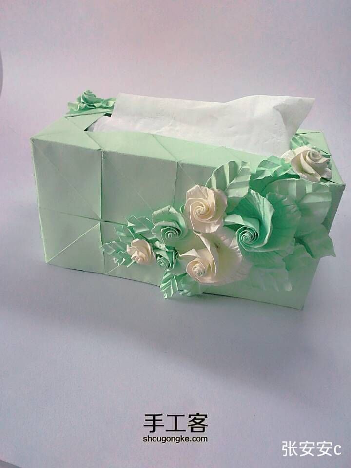 韩式纸巾盒🌴 第5步