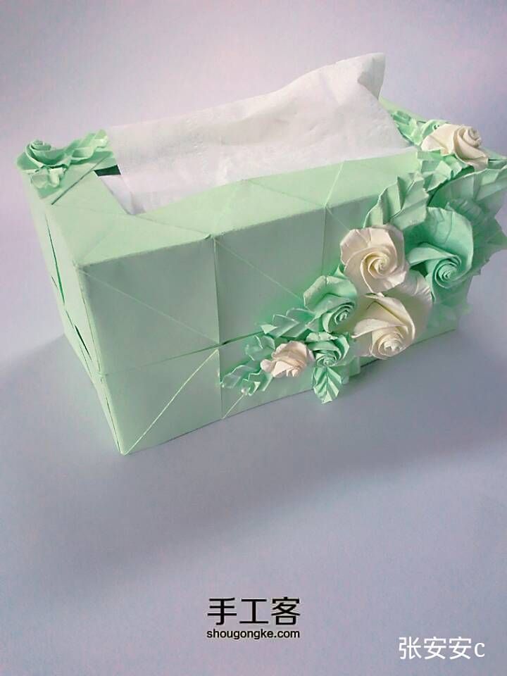 韩式纸巾盒🌴 第2步