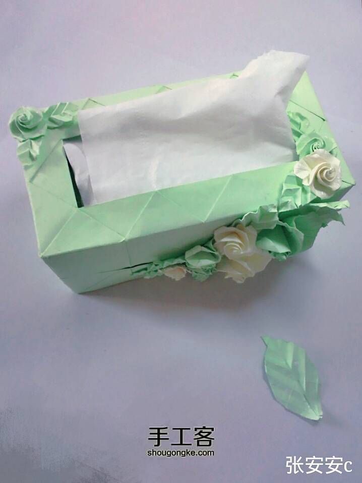 韩式纸巾盒🌴 第3步