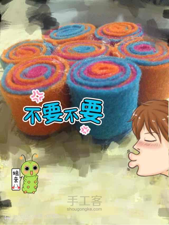 DIY不织布手工茶杯垫 物品垫 第1步