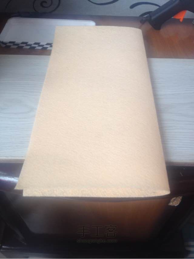 DIY不织布手工茶杯垫 物品垫 第4步