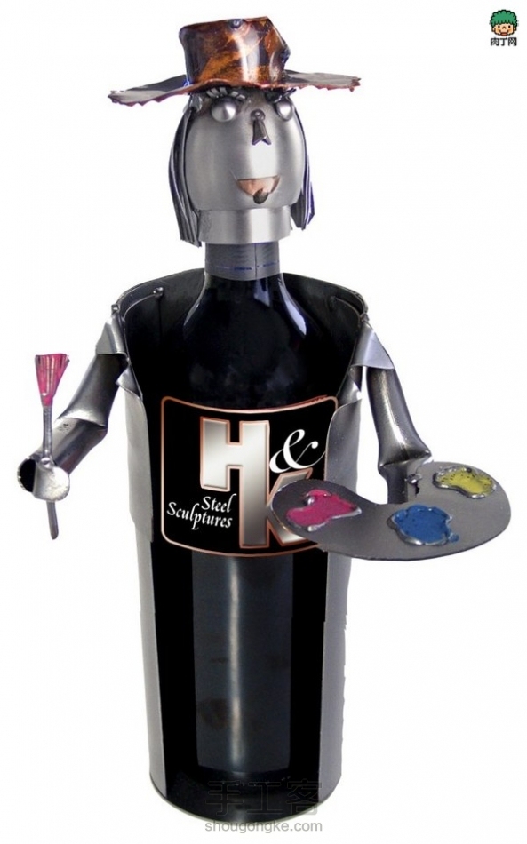 超酷酒瓶保护包装创意模型产品设计(转载：肉丁网） 第1张