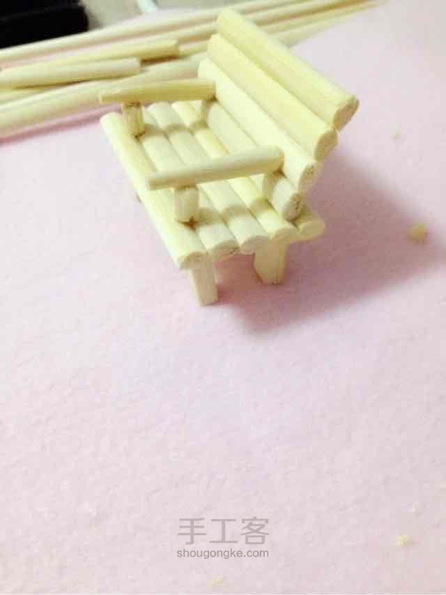 一次性筷子木凳 第22步