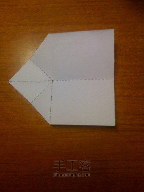 【转载】千纸鹤折纸教程 第3步