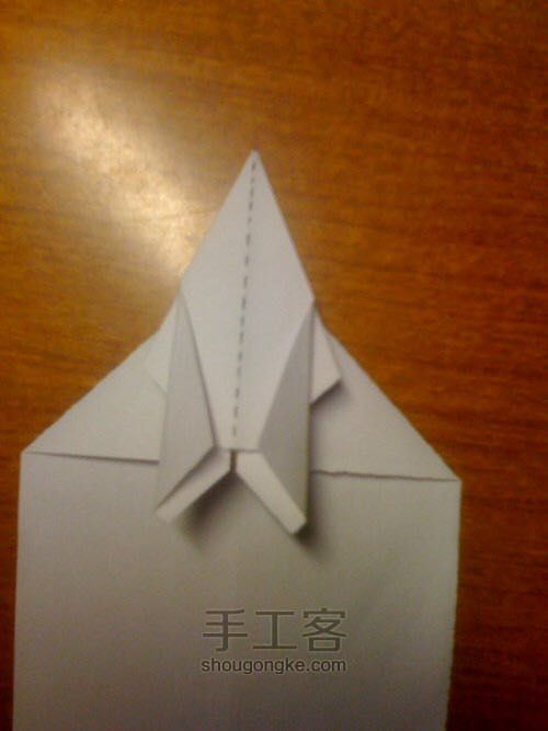 【转载】千纸鹤折纸教程 第18步