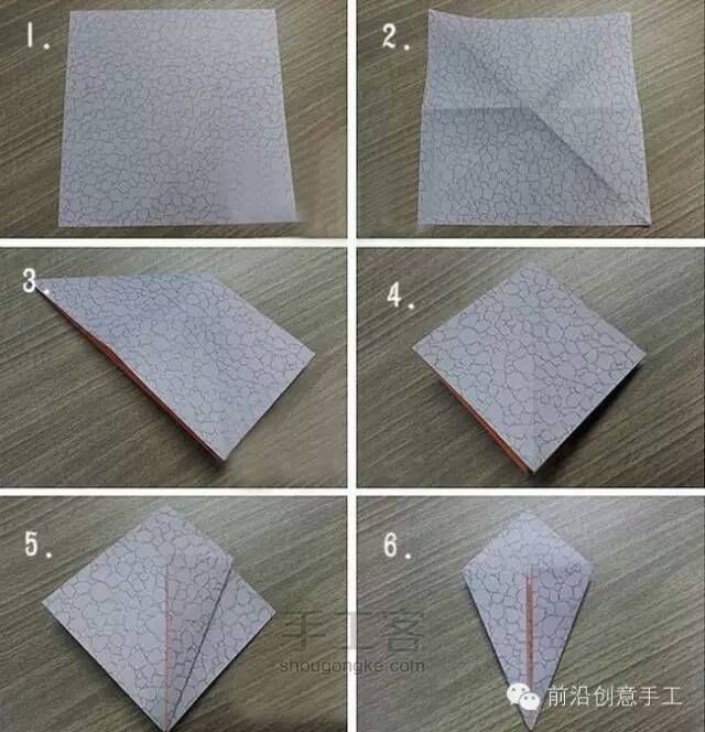 【转载】霸王龙 折纸 教程 ✪ω✪ 第1步